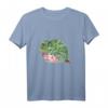 Blumen Reptilien Geschenk Chamäleon T-Shirt - Exotisches Tiermotiv für Tierliebhaber, Kinder & Reptilienfans als Weihnachts- oder Geburtstagsgeschenk