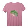 Blumen Reptilien Geschenk Chamäleon T-Shirt - Exotisches Tiermotiv für Tierliebhaber, Kinder & Reptilienfans als Weihnachts- oder Geburtstagsgeschenk