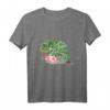 Blumen Reptilien Geschenk Chamäleon T-Shirt - Exotisches Tiermotiv für Tierliebhaber, Kinder & Reptilienfans als Weihnachts- oder Geburtstagsgeschenk
