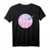 NASA Pastel Rainbow Classic Logo Premium T-Shirt – Offiziell lizenierte NASA Kleidung für Weltraumfans