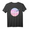 NASA Pastel Rainbow Classic Logo Premium T-Shirt – Offiziell lizenierte NASA Kleidung für Weltraumfans
