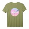 NASA Pastel Rainbow Classic Logo Premium T-Shirt – Offiziell lizenierte NASA Kleidung für Weltraumfans