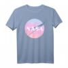 NASA Pastel Rainbow Classic Logo Premium T-Shirt – Offiziell lizenierte NASA Kleidung für Weltraumfans
