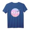 NASA Pastel Rainbow Classic Logo Premium T-Shirt – Offiziell lizenierte NASA Kleidung für Weltraumfans