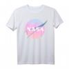 NASA Pastel Rainbow Classic Logo Premium T-Shirt – Offiziell lizenierte NASA Kleidung für Weltraumfans