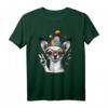 Friedenszeichen Hand Chihuahua T-Shirt für Damen, Herren und Kinder – Perfekt für Neujahr & Festlichkeiten