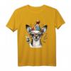 Friedenszeichen Hand Chihuahua T-Shirt für Damen, Herren und Kinder – Perfekt für Neujahr & Festlichkeiten