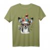 Friedenszeichen Hand Chihuahua T-Shirt für Damen, Herren und Kinder – Perfekt für Neujahr & Festlichkeiten