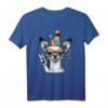 Friedenszeichen Hand Chihuahua T-Shirt für Damen, Herren und Kinder – Perfekt für Neujahr & Festlichkeiten