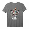 Friedenszeichen Hand Chihuahua T-Shirt für Damen, Herren und Kinder – Perfekt für Neujahr & Festlichkeiten