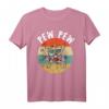 Pew Pew Chihuahua Lustiges Cowboy Hundebandit T-Shirt – Für Hundebesitzer, Züchter & Tierliebhaber mit Humor
