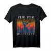 PEW PEW MADAFAKAS Chihuahua T-Shirt - Lustiges Hundemotiv für Damen und Herren, Perfekte Geschenkidee für Hundebesitzer