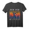 PEW PEW MADAFAKAS Chihuahua T-Shirt - Lustiges Hundemotiv für Damen und Herren, Perfekte Geschenkidee für Hundebesitzer