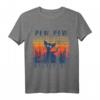PEW PEW MADAFAKAS Chihuahua T-Shirt – Lustiges Geschenk für Hundehalter, Damen und Herren