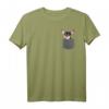 Chihuahua in Pocket HapFrog T-Shirt - Niedliches Hundemotiv, klassisch geschnitten, doppelt genähter Saum
