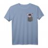 Chihuahua in Pocket HapFrog T-Shirt - Niedliches Hundemotiv, klassisch geschnitten, doppelt genähter Saum