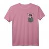 Chihuahua in Pocket HapFrog T-Shirt - Niedliches Hundemotiv, klassisch geschnitten, doppelt genähter Saum