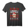 Chihuahua Merry Woofmas Weihnachten Ugly Christmas Hunde T-Shirt – Lustiges Hundegeschenk für Hundehalter und Hundeliebhaber zu Weihnachten
