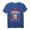 Chihuahua Merry Woofmas Weihnachten Ugly Christmas Hunde T-Shirt – Lustiges Hundegeschenk für Hundehalter und Hundeliebhaber zu Weihnachten