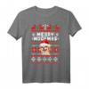 Chihuahua Merry Woofmas Weihnachten Ugly Christmas Hunde T-Shirt – Lustiges Hundegeschenk für Hundehalter und Hundeliebhaber zu Weihnachten