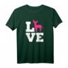 Chihuahua Liebe T-Shirt mit pinker Silhouette – Perfekt für Hundeliebhaber und Familienhund-Fans
