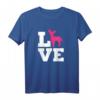 Chihuahua Liebe T-Shirt mit pinker Silhouette – Perfekt für Hundeliebhaber und Familienhund-Fans