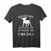 Herren Unterschätze niemals einen Mann... lustiges Chihuahua T-Shirt – Witziges Geschenk für Hundeliebhaber, Züchter & Hundepapas