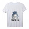 Damen Chinchillin Funny Adorable Cute Animal Lover T-Shirt mit V-Ausschnitt – Perfektes Geschenk für Tierliebhaberinnen und Fans von Chinchilla und Eichhörnchen