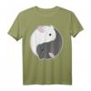 Süßes Chinchilla Yin Yang Yoga Meditation Tierliebhaber T-Shirt – Perfektes Geschenk für Yogis, Tierfreunde & Meditationsfans
