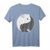 Süßes Chinchilla Yin Yang Yoga Meditation Tierliebhaber T-Shirt – Perfektes Geschenk für Yogis, Tierfreunde & Meditationsfans