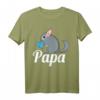 Chinchilla Papa Tierliebhaber T-Shirt - Geschenk für Chinchilla Fans & Tierliebhaber
