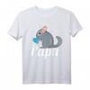Chinchilla Papa Tierliebhaber T-Shirt - Geschenk für Chinchilla Fans & Tierliebhaber