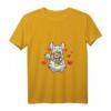 Damen Kawaii Chinchilla Kuscheltier Nagetier Chinchillaratte T-Shirt mit V-Ausschnitt - Perfekt für Tierliebhaber und Kuscheltierfans