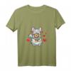 Damen Kawaii Chinchilla Kuscheltier Nagetier Chinchillaratte T-Shirt mit V-Ausschnitt - Perfekt für Tierliebhaber und Kuscheltierfans