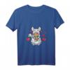 Damen Kawaii Chinchilla Kuscheltier Nagetier Chinchillaratte T-Shirt mit V-Ausschnitt - Perfekt für Tierliebhaber und Kuscheltierfans
