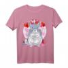 Chinchilla Herz Muttertag T-Shirt – Niedliches Tiergeschenk für Tierliebhaber, Frauen, Männer & Familien