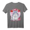 Chinchilla Herz Muttertag T-Shirt – Niedliches Tiergeschenk für Tierliebhaber, Frauen, Männer & Familien