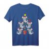 Chinchilla Weihnachten Lustiges Baum Geschenk T-Shirt – Originelles Tierliebhaber Weihnachtsgeschenk