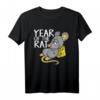 Jahr der Ratte mit Käse 2020 Glück Sternzeichen T-Shirt – Perfektes chinesisches Neujahrsgeschenk für Glückssucher