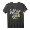 Jahr der Ratte mit Käse 2020 Glück Sternzeichen T-Shirt – Perfektes chinesisches Neujahrsgeschenk für Glückssucher