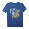 Jahr der Ratte mit Käse 2020 Glück Sternzeichen T-Shirt – Perfektes chinesisches Neujahrsgeschenk für Glückssucher