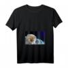 Damen HapFrog T-Shirt mit Chinese Shar-Pei und V-Ausschnitt – Perfekt für Hundeliebhaber & Raumfahrtfans
