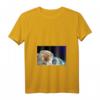 Damen HapFrog T-Shirt mit Chinese Shar-Pei und V-Ausschnitt – Perfekt für Hundeliebhaber & Raumfahrtfans