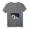 Damen HapFrog T-Shirt mit Chinese Shar-Pei und V-Ausschnitt – Perfekt für Hundeliebhaber & Raumfahrtfans