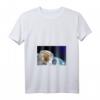 Damen HapFrog T-Shirt mit Chinese Shar-Pei und V-Ausschnitt – Perfekt für Hundeliebhaber & Raumfahrtfans