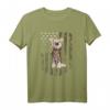 Chinesischer Schopfhund Camouflage Tarnfarbe T-Shirt – Perfektes Geschenk für Hundeliebhaber & Patriotische 4th of July Kleidung