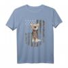 Chinesischer Schopfhund Camouflage Tarnfarbe T-Shirt – Perfektes Geschenk für Hundeliebhaber & Patriotische 4th of July Kleidung
