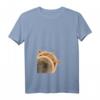Damen Neugieriger Hund Shar-Pei T-Shirt mit V-Ausschnitt – Lustiges Geschenk für Shar-Pei Liebhaber zum Geburtstag & Weihnachten