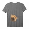 Damen Neugieriger Hund Shar-Pei T-Shirt mit V-Ausschnitt – Lustiges Geschenk für Shar-Pei Liebhaber zum Geburtstag & Weihnachten