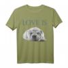 Liebe ist Shar-Pei T-Shirt – Romantisches Hundemotiv-Shirt für Damen und Herren zum Valentinstag